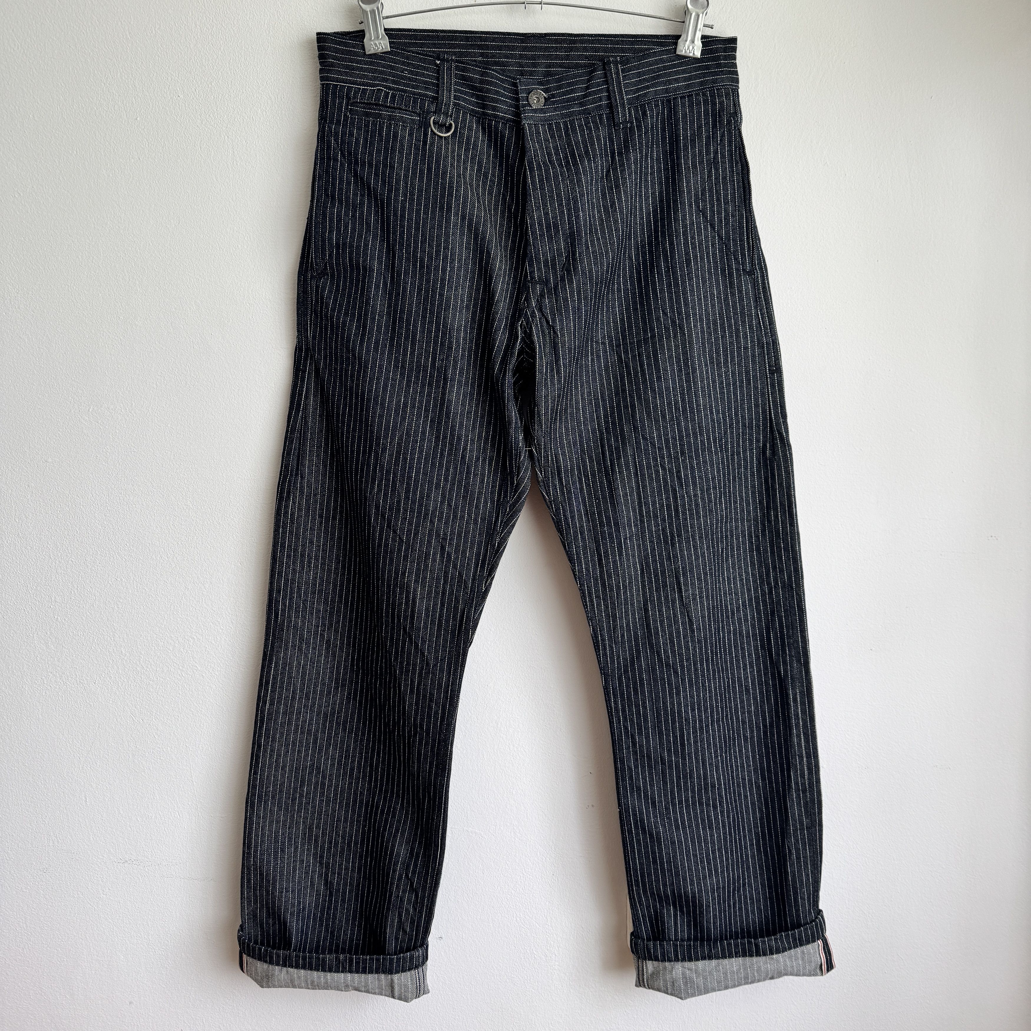 Pike Brothers Pike Brothers Hunting Selvage Denim Pant blue Wabash S 32x32 Size US 31 - 1 Thumbnail