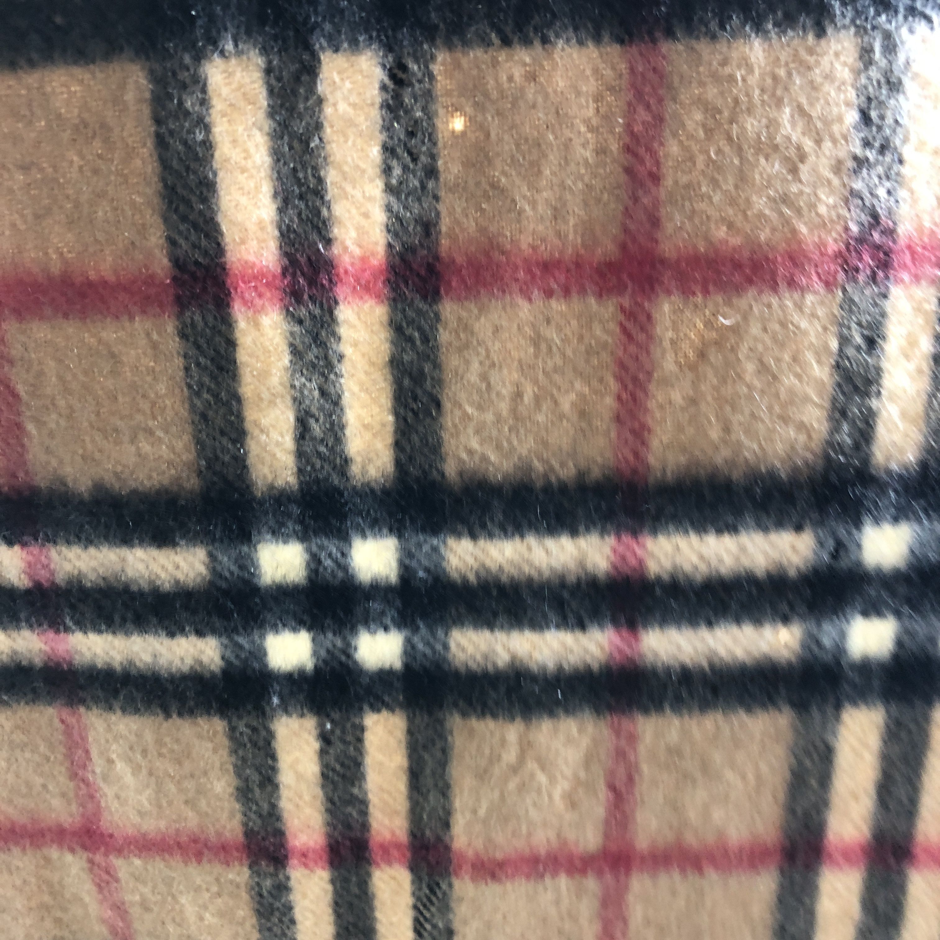Burberry Burberrys Nova Check Tan Cashmere Scarf Muffler V2615 Size ONE SIZE - 19 Thumbnail
