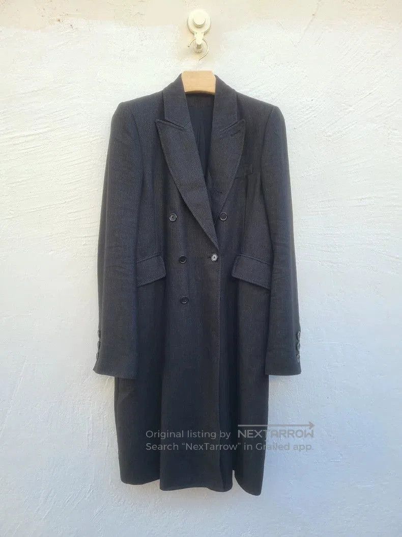 Ann Demeulemeester Men's Linen Coat.