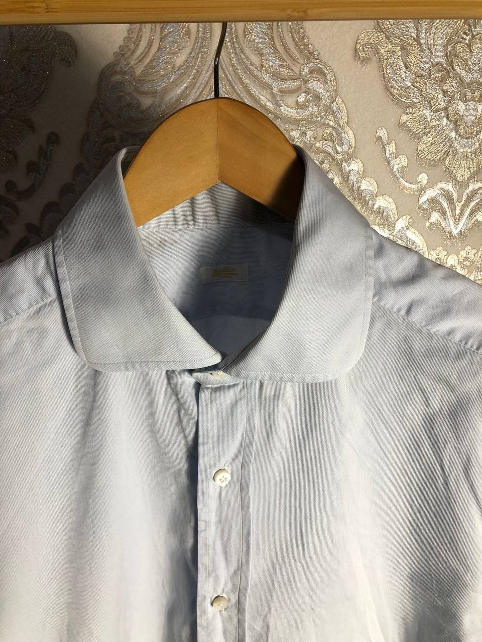 Barba Napoli × Vintage VERY RARE BARBA NAPOLI ITALIAN DESIGNER LONG SLEEVE SHIRT Size US XL / EU 56 / 4 - 2 Thumbnail