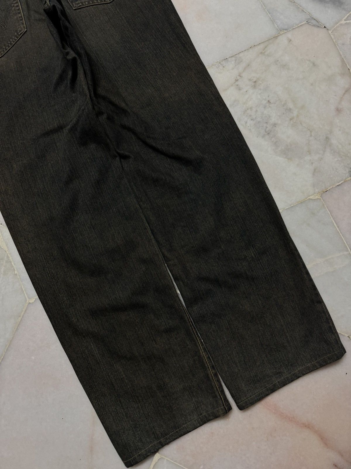 Edwin 💥SICK💥Vintage 503 Regular Rusty Insane Dark Mud Washed Jeans Size US 34 / EU 50 - 14 Thumbnail