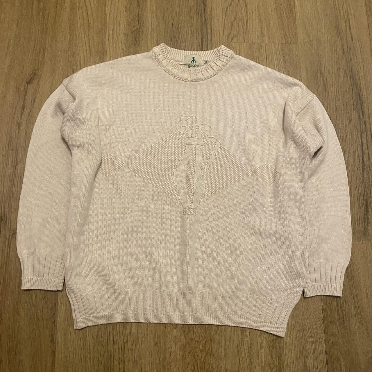 Other 50% Wool Cream vintage 90s golf sweater golf Size US M / EU 48-50 / 2 - 2 Thumbnail