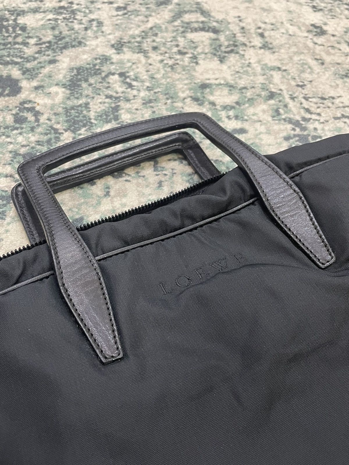Loewe Loewe Black Nylon Leather Handle Travel Bag Size ONE SIZE - 23 Thumbnail