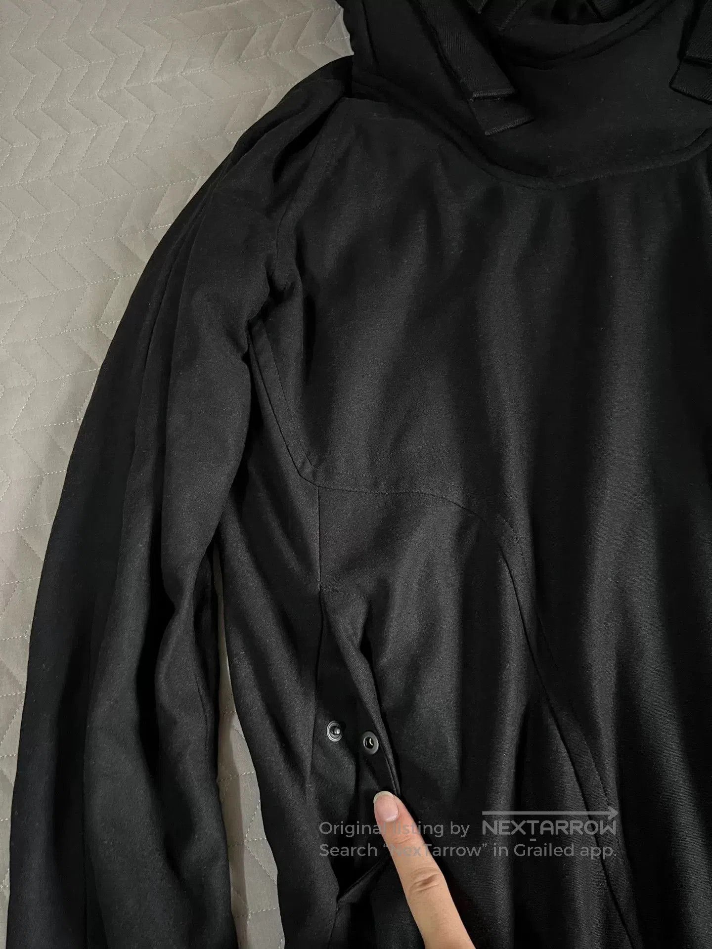 Julius Julius_7 Oversized Space Hooded Jacket. Size US M / EU 48-50 / 2 - 4 Thumbnail