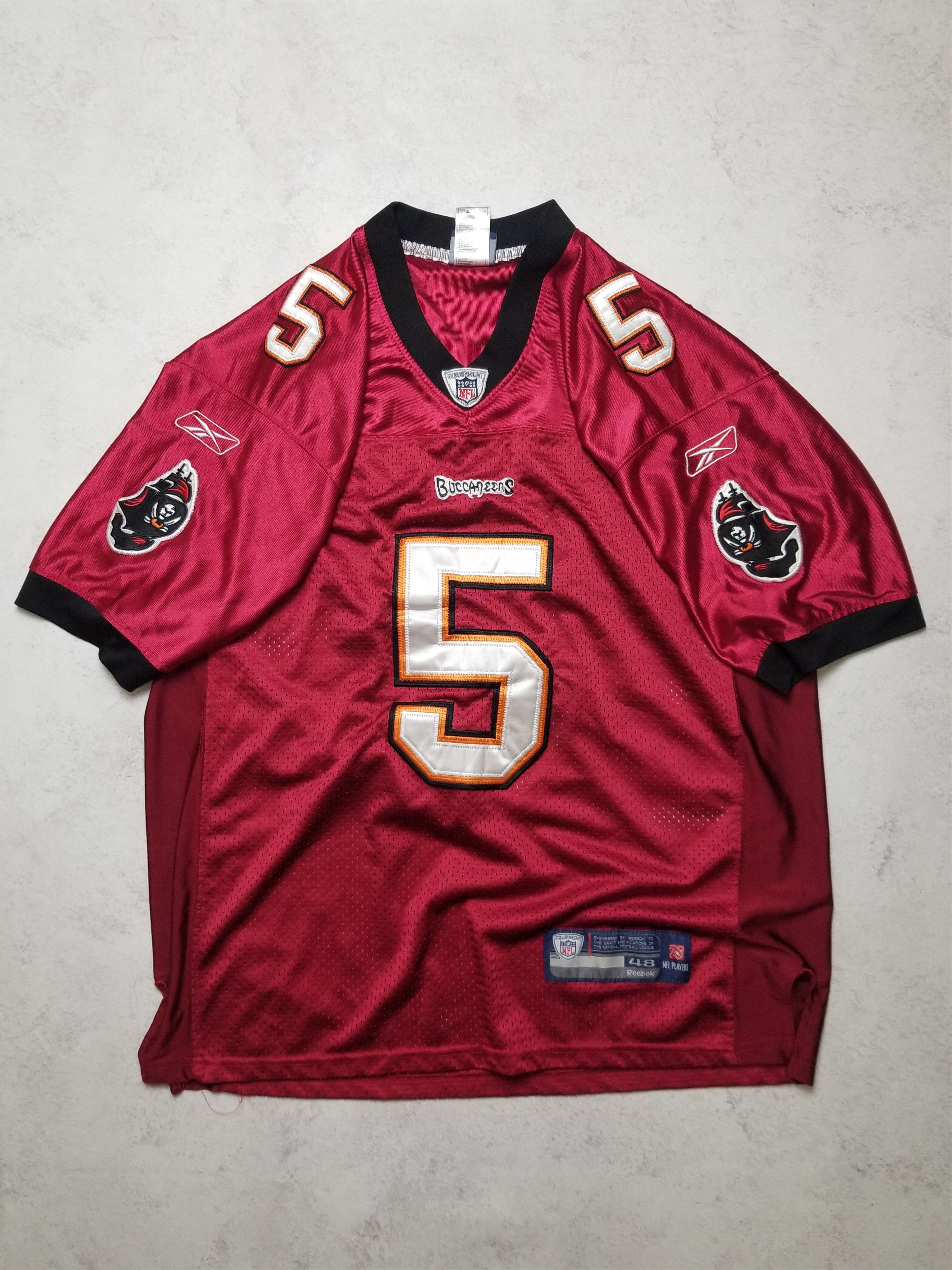 Reebok On Field Red Tampa Bay Buccaneers Josh Freeman #5 Jersey Size US M / EU 48-50 / 2 - 3 Thumbnail