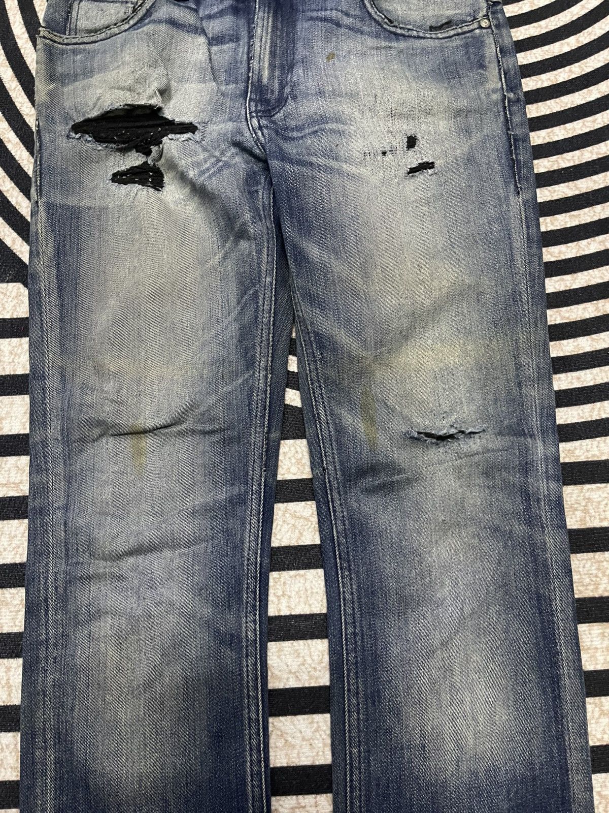 Nudie Jeans 2000s NUDIE JEANS CO SKINNY JEANS WASHABLE DISTRESSED JEANS Size US 29 - 5 Thumbnail