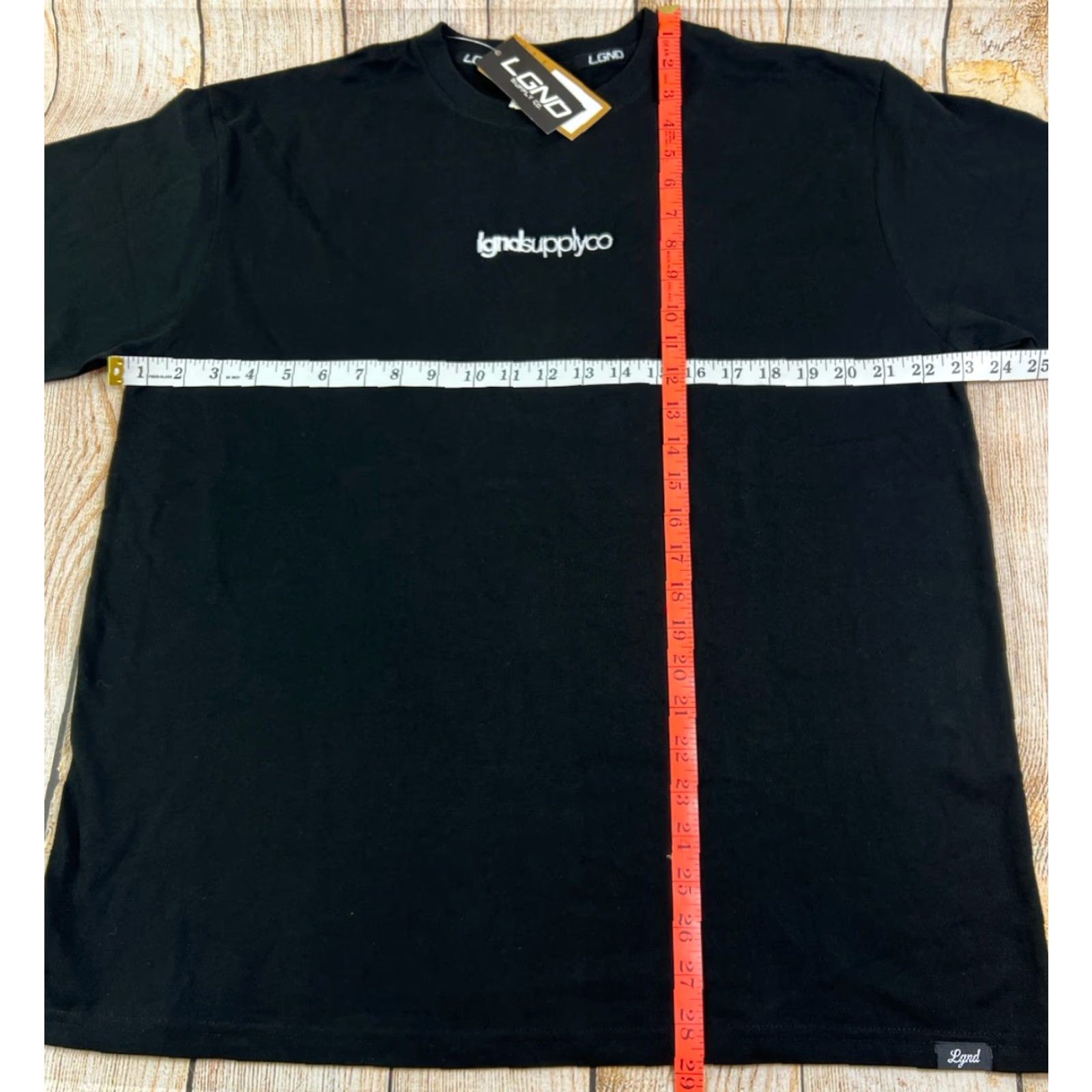 Vintage LgndSupplyCo T Shirt Embroidered Black Size L Mens Short Sleeve Solid Regular NWT Size US L / EU 52-54 / 3 - 4 Thumbnail