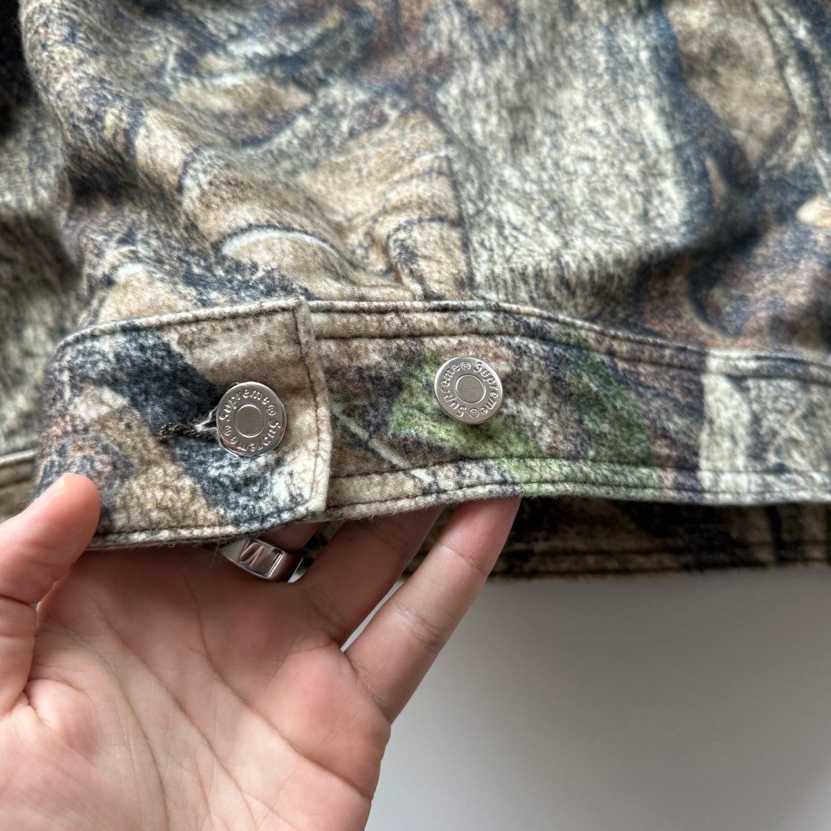 Supreme FW23 Camo Moleskin Work Jacket Size US M / EU 48-50 / 2 - 8 Thumbnail