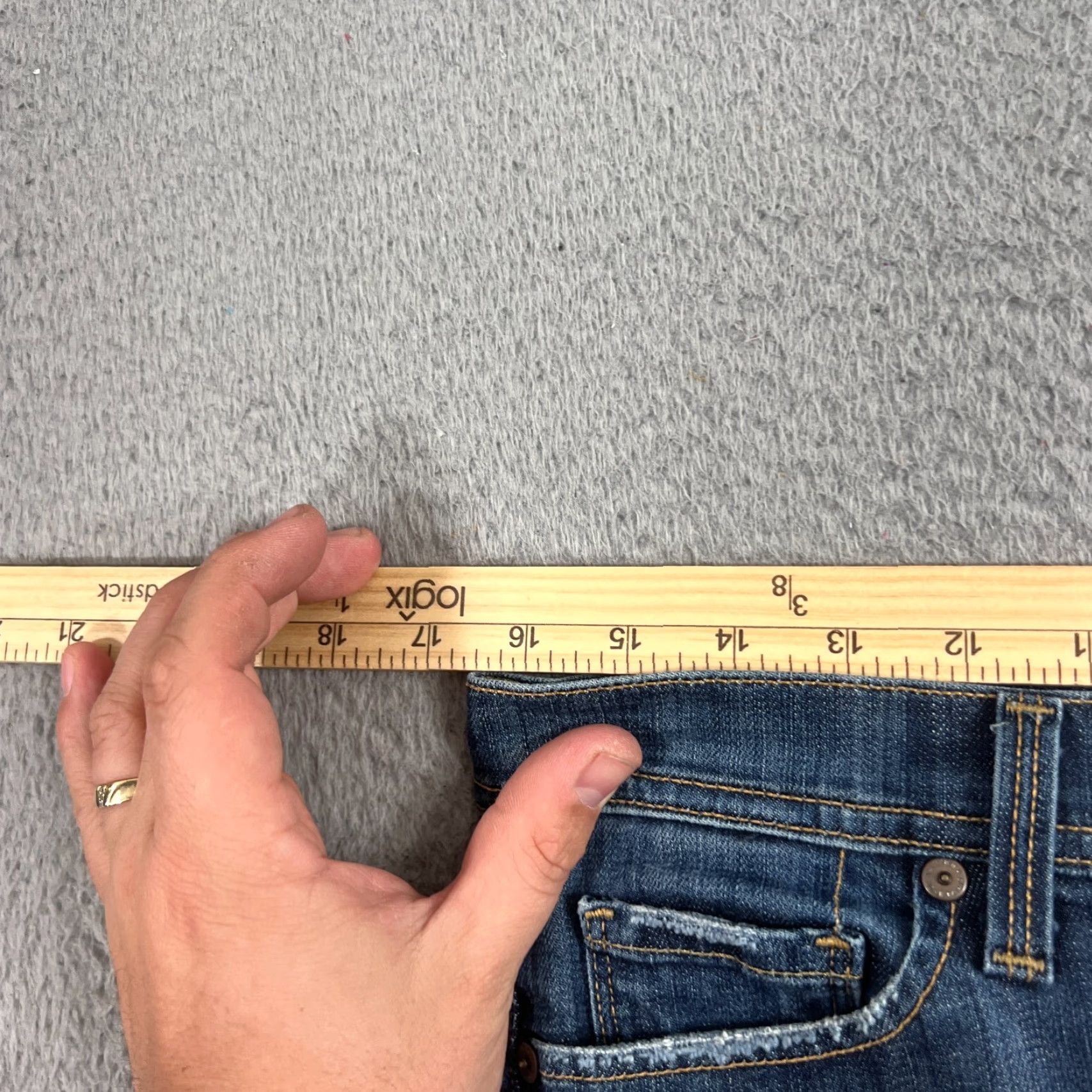 Citizens Of Humanity VINTAGE Citizen of Humanity Women's Flared Jeans Size 30 Blue Low Waist 34 Inseam Size 30" / US 8 / IT 44 - 5 Thumbnail