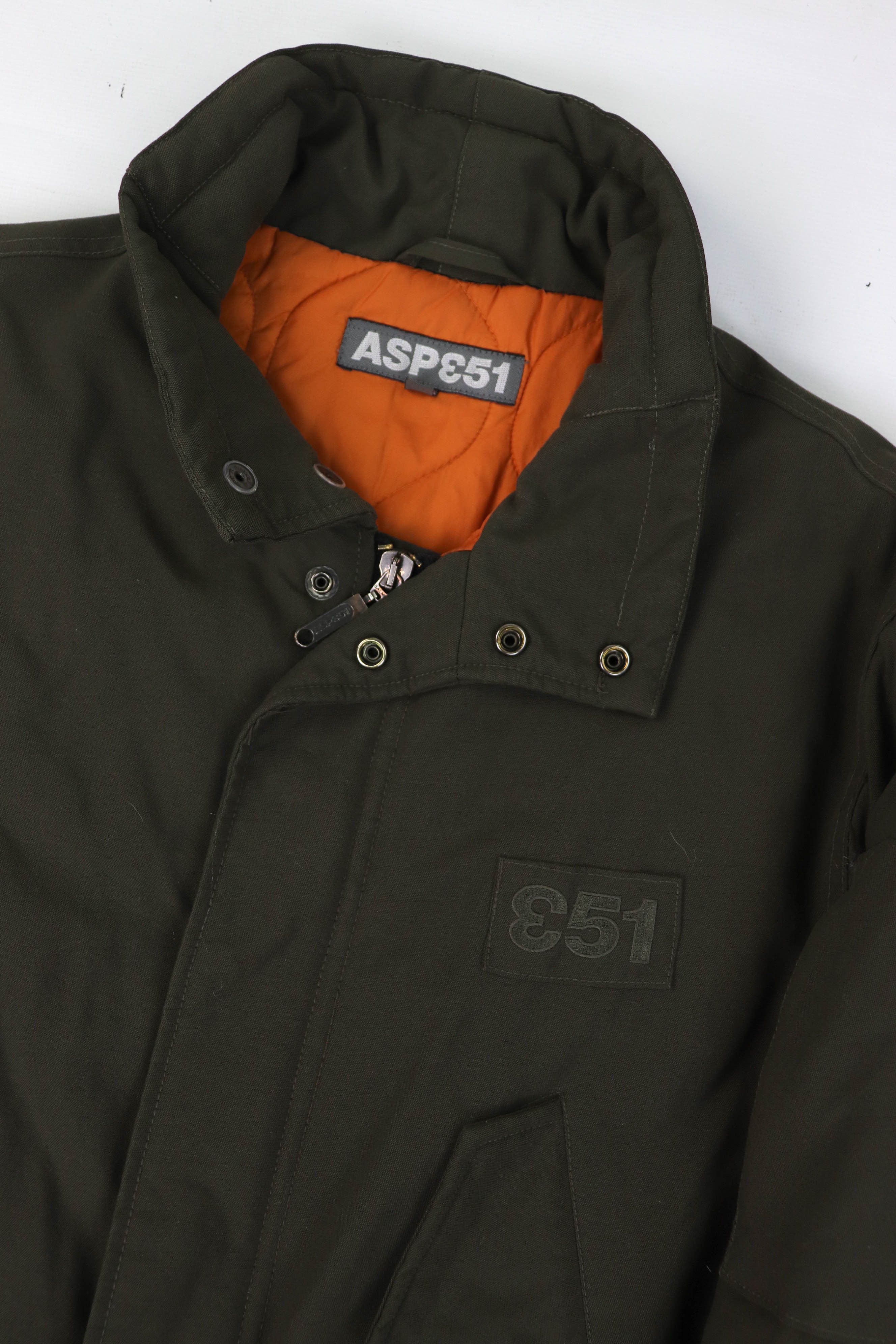 Aspesi Aspesi Thermal Insulation Olive Green Field Jacket Size US XL / EU 56 / 4 - 5 Thumbnail