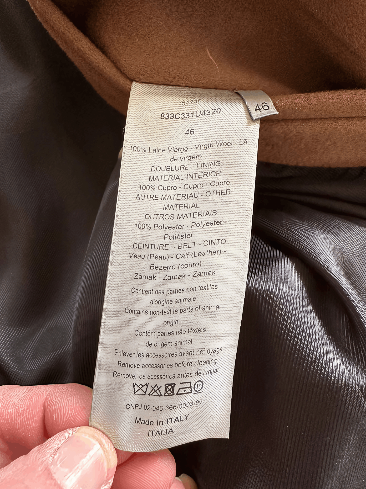 Dior F/W 2018 RUNWAY WOOL COAT Size US S / EU 44-46 / 1 - 8 Thumbnail