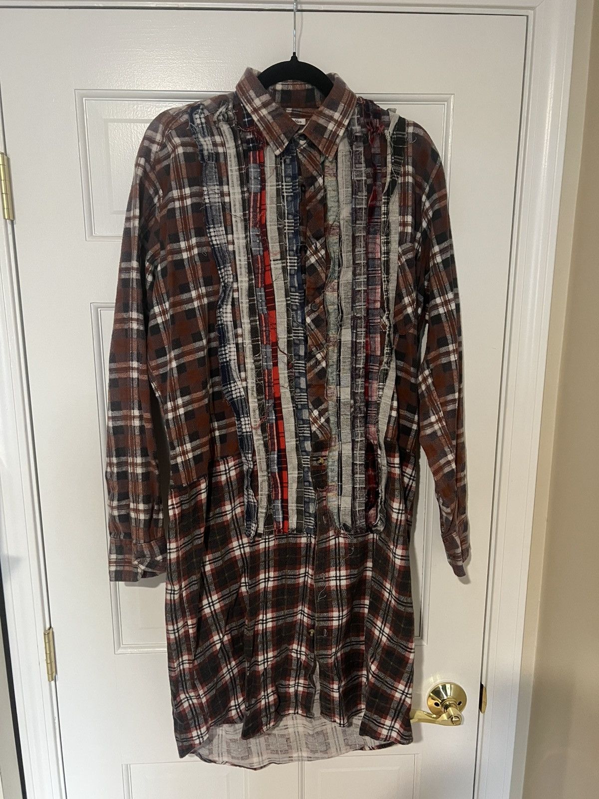 Needles Rebuild by Needles vintage flannel shirt gown Size XS / US 0-2 / IT 36-38 - 1 Thumbnail