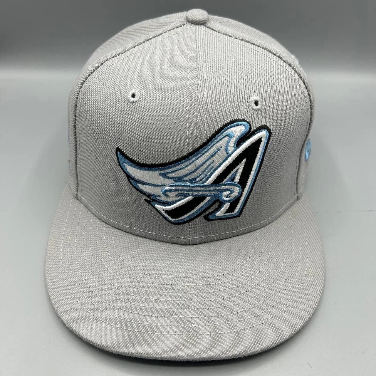 New Era Los Angeles LA Angels Hat 7 3/8 59Fifty New Era MLB Fitted Size ONE SIZE - 1 Thumbnail