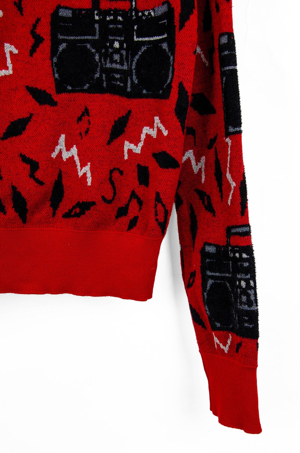 Saint Laurent Paris Saint Laurent Boombox Knit Hoodie – M (Italy) Size US M / EU 48-50 / 2 - 6 Thumbnail