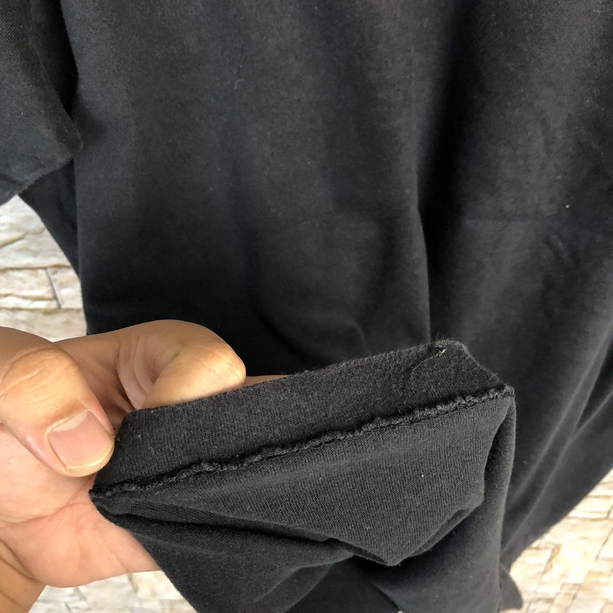 Polo Ralph Lauren Polo Ralph Lauren vintage Black faded Pocket Tee #A233 Size US L / EU 52-54 / 3 - 12 Thumbnail