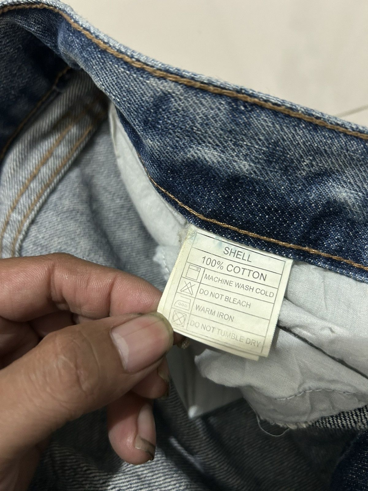 Japanese Brand × Jungles × Vintage Vintage Jungle Storm Double Waist Denim Jeans Size US 34 / EU 50 - 7 Thumbnail