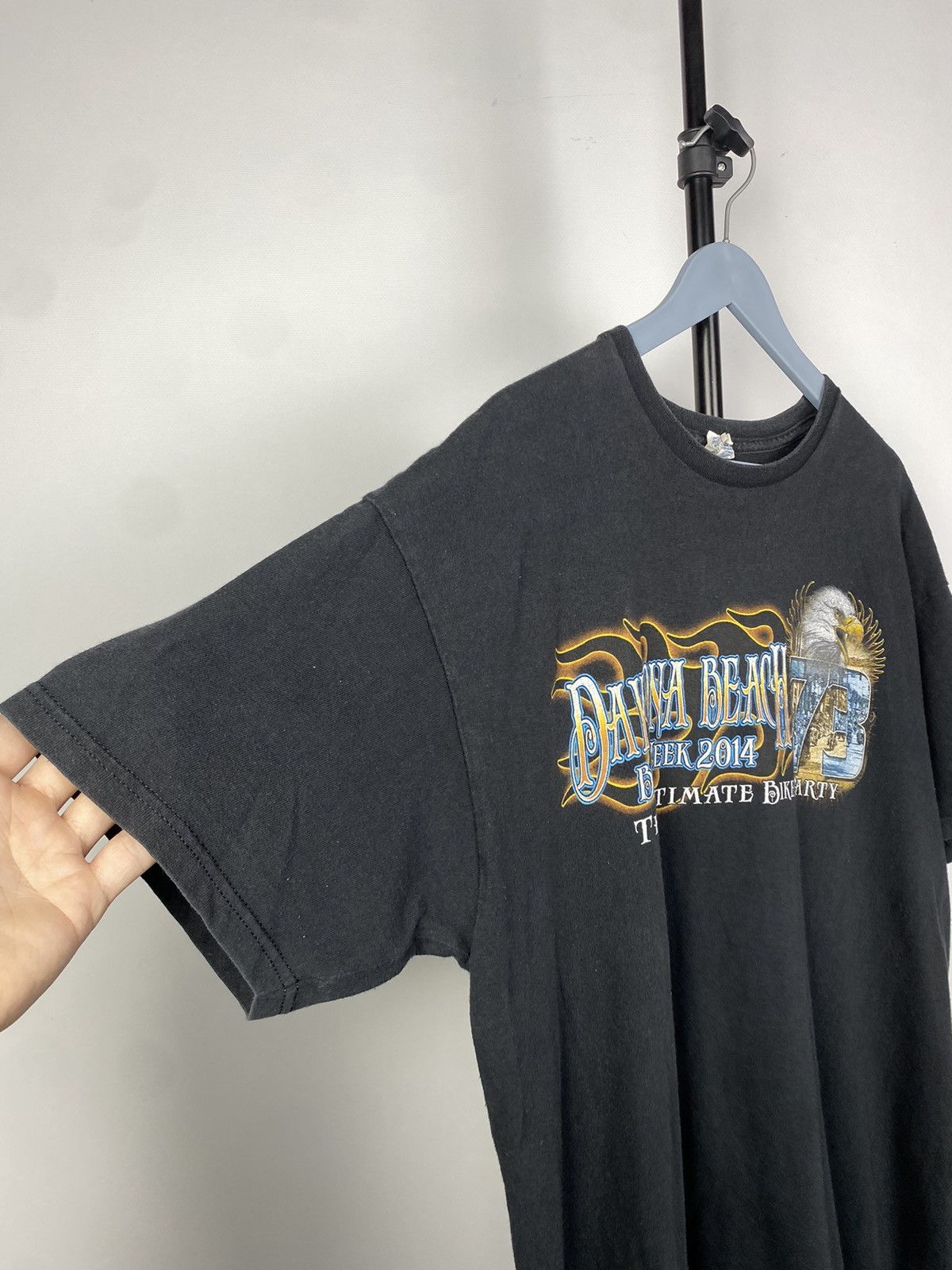 Harley Davidson × Vintage × West Coast Choppers Vintage 2014 Daytona Beach Bike Week T Shirt Size US L / EU 52-54 / 3 - 6 Thumbnail