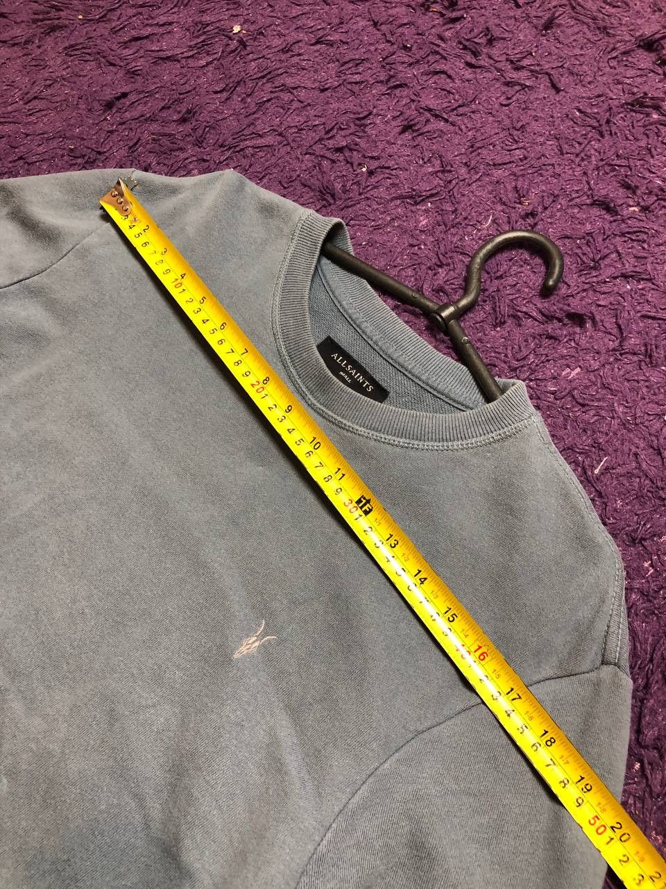 Allsaints vintage Y2K gray Sweatshirt Allsaints size S streetwear Size US S / EU 44-46 / 1 - 7 Thumbnail