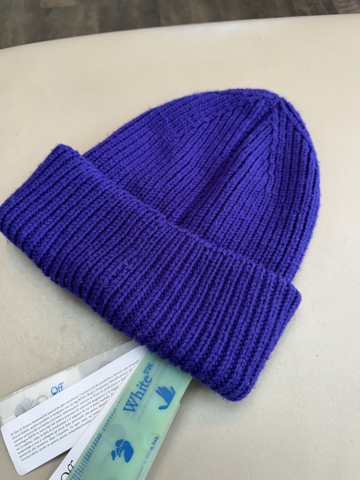 Off-White Arrows Ribbed Beanie NEW Size ONE SIZE - 5 Thumbnail