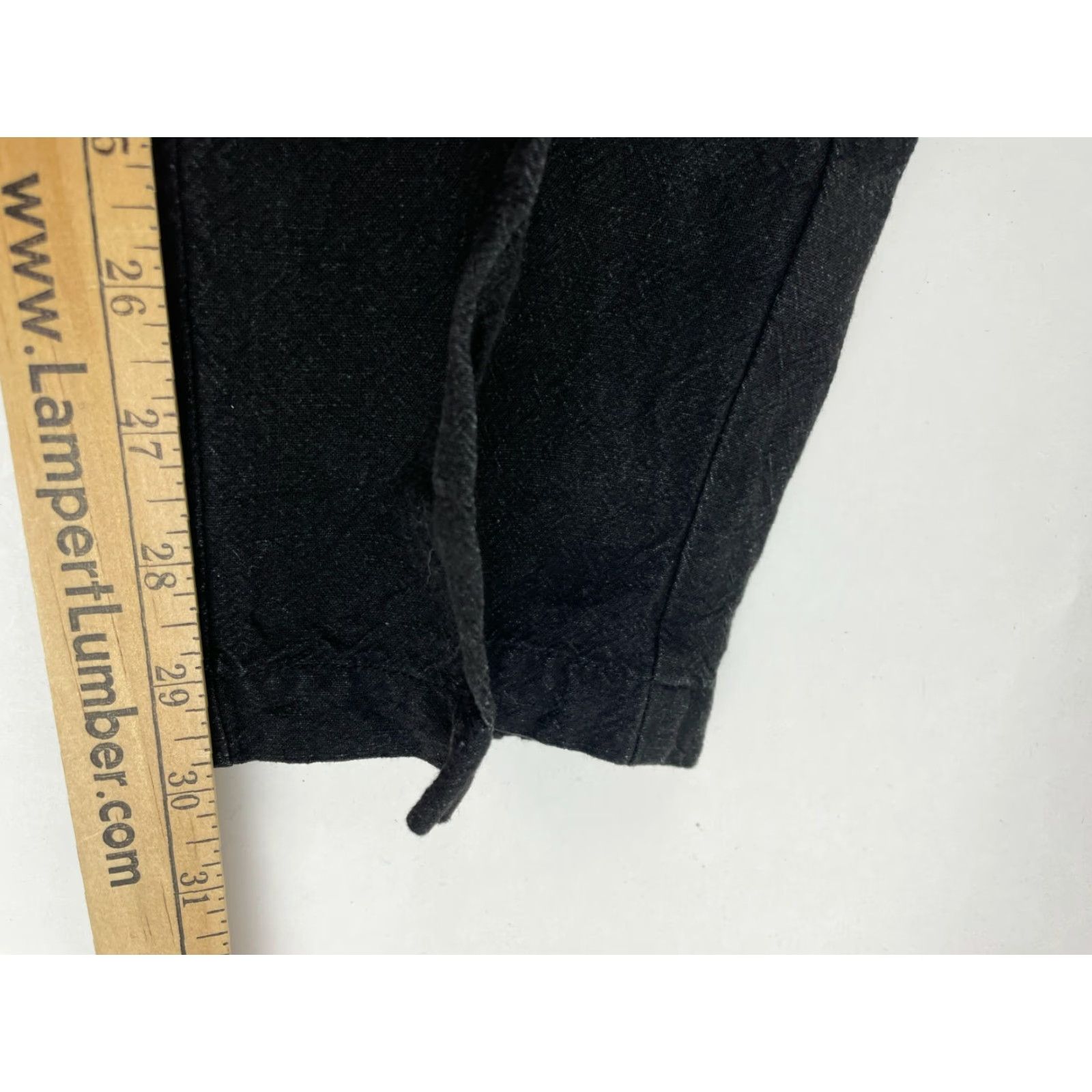 Eileen Fisher Eileen Fisher Dress Pants Women's Size Small Black Side Button Straight Leg Pants Size 28" / US 6 / IT 42 - 6 Thumbnail