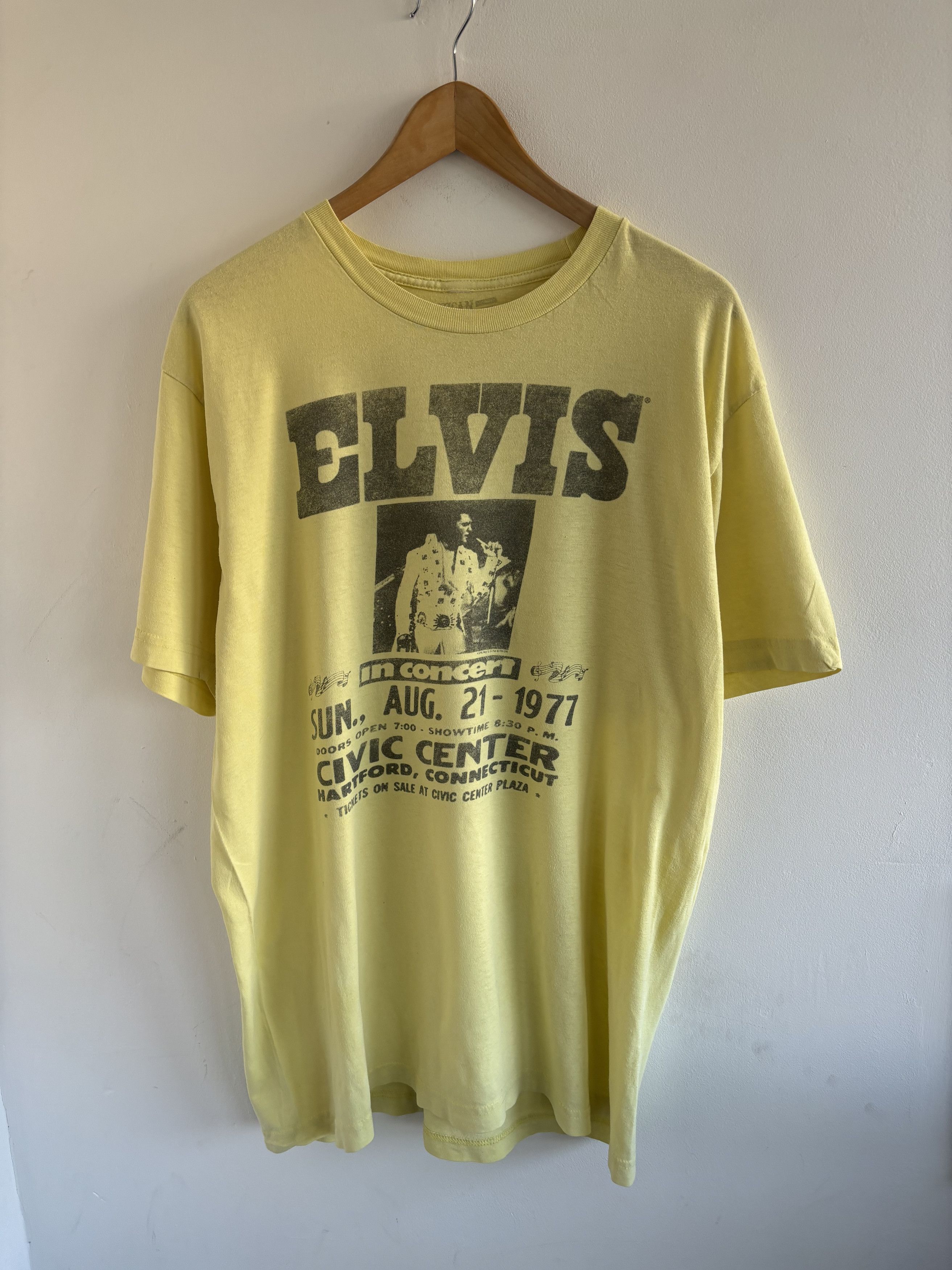 Band Tees Vintage Elvis Presley 1977 Promo Tee Size US L / EU 52-54 / 3 - 1 Thumbnail