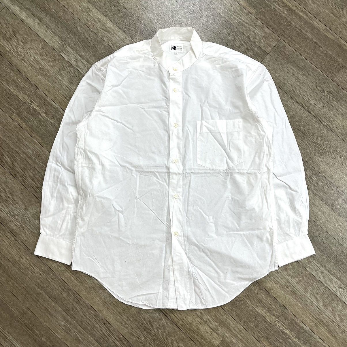 Issey Miyake Issey Miyake IM Product Shanghai Collar White Shirt Size US M / EU 48-50 / 2 - 1 Thumbnail