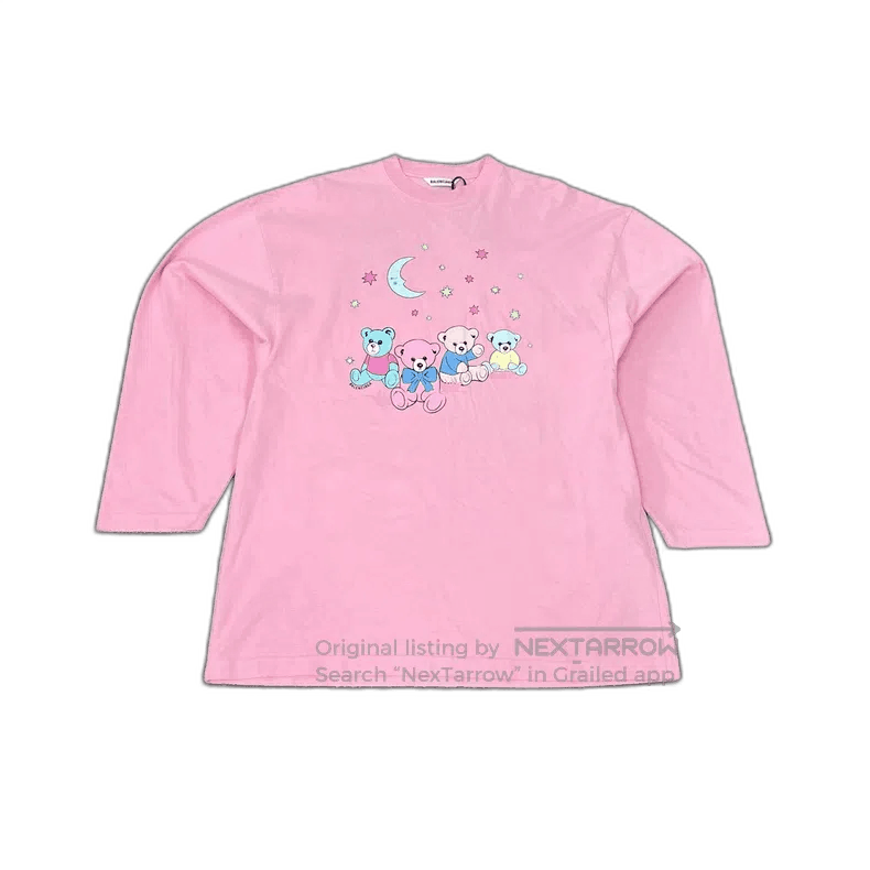 Balenciaga Balenciaga Long Sleeve Moon Bear Shirt M. Size US M / EU 48-50 / 2 - 1 Thumbnail