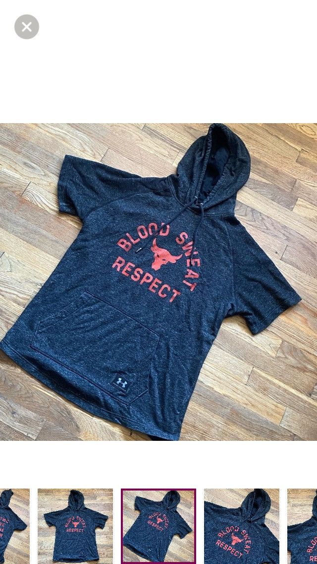 Under Armour Under Armour X UA Project Rock Blood Sweat Respect Hoodie XL Size US XL / EU 56 / 4 - 11 Thumbnail