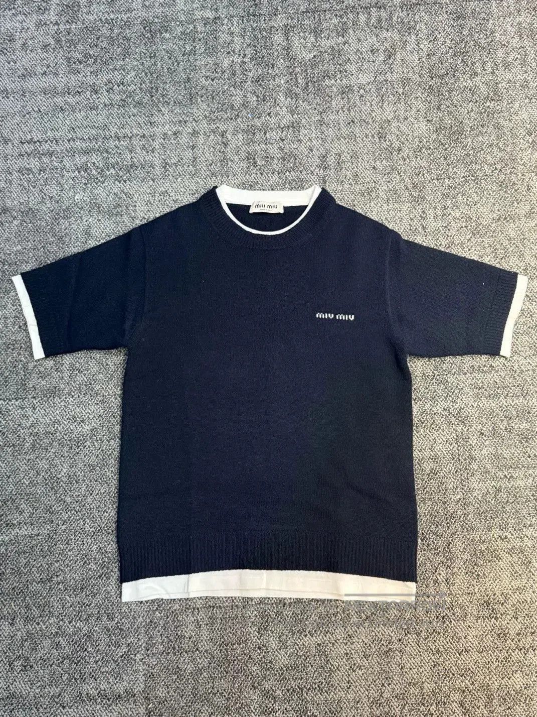 Miu Miu Miu Miu Size 40 Cotton T. Size S / US 4 / IT 40 - 1 Thumbnail
