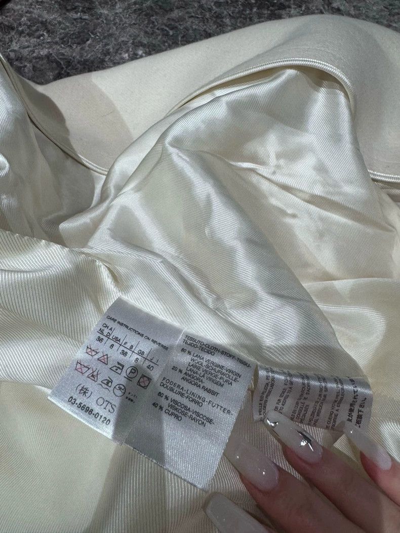 Max Mara Max Mara White Cashmere Size L / US 10 / IT 46 - 6 Thumbnail