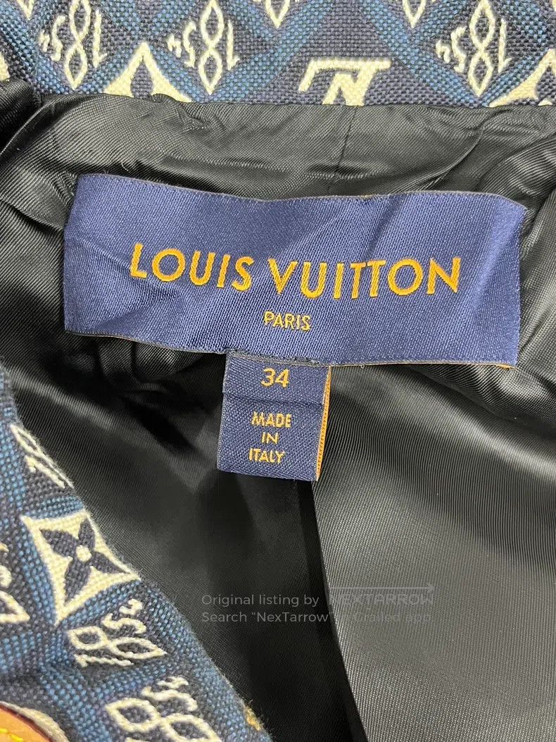 Louis Vuitton Louis Vuitton 1854 series blue presbyopic double-breasted Size XXS / US 00 / IT 34 - 4 Thumbnail
