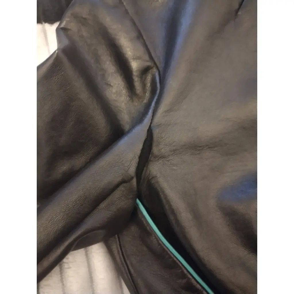 Other ARCHIVAL Vionnet Paris Structured Leather Jacket Peplum Size S / US 4 / IT 40 - 10 Thumbnail