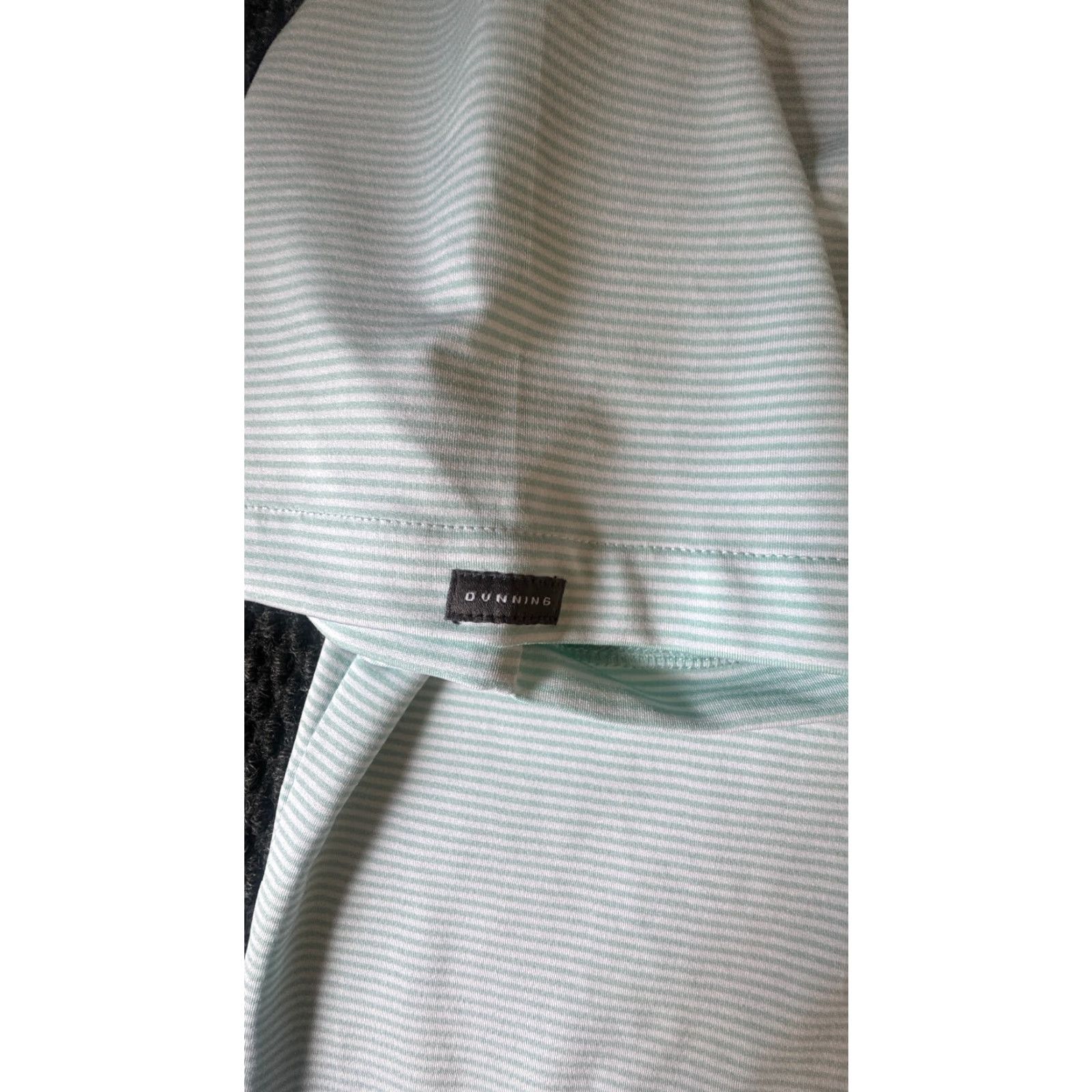 Vintage Dunning Golf Short Sleeve Polo Men's M Green White Striped Golf Shirt Size US M / EU 48-50 / 2 - 4 Thumbnail