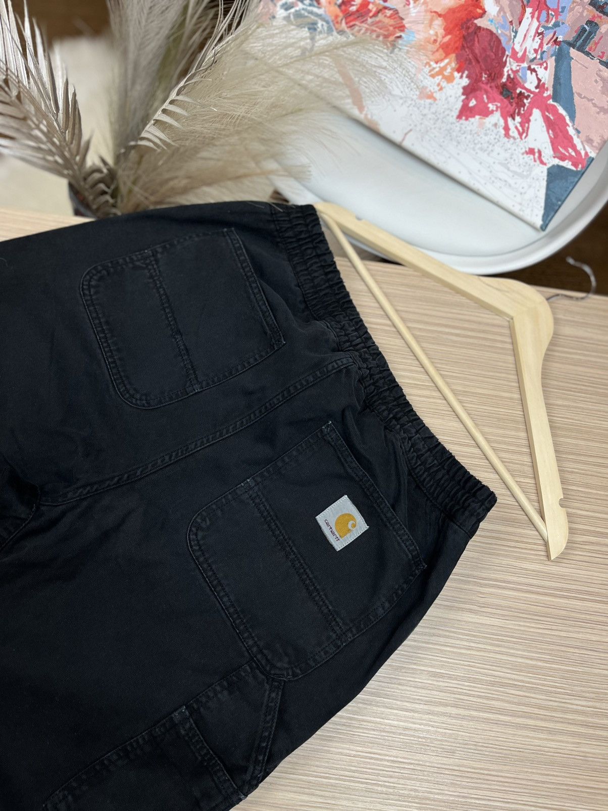 Carhartt × Vintage Crazy Vintage Carhartt Denim Dungaree Carpentar Work Pants Size US 32 / EU 48 - 3 Thumbnail