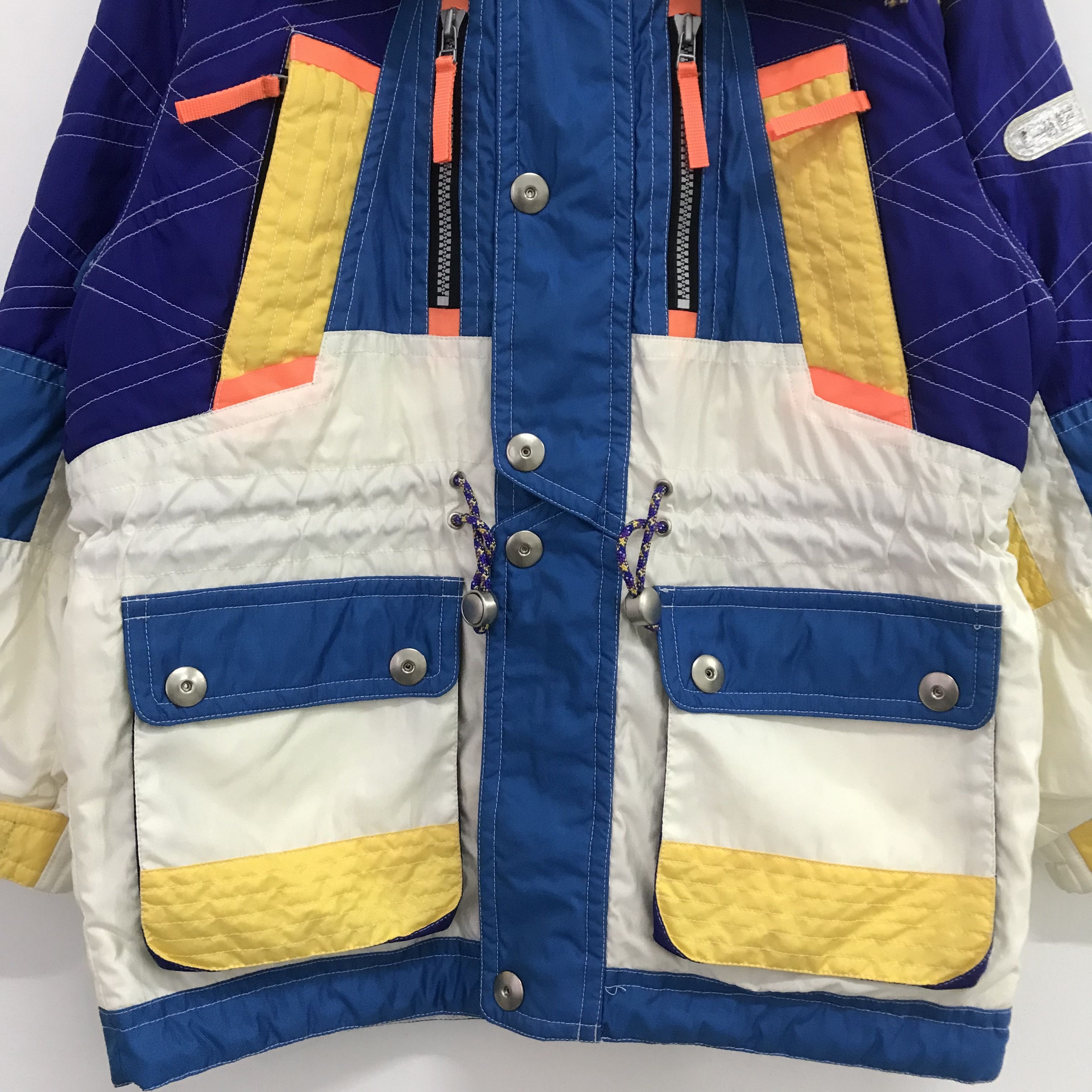 Japanese Brand × Vintage Vintage Head Colour Block Ski Wear Hoodie Jacket Large Size Size US L / EU 52-54 / 3 - 5 Thumbnail