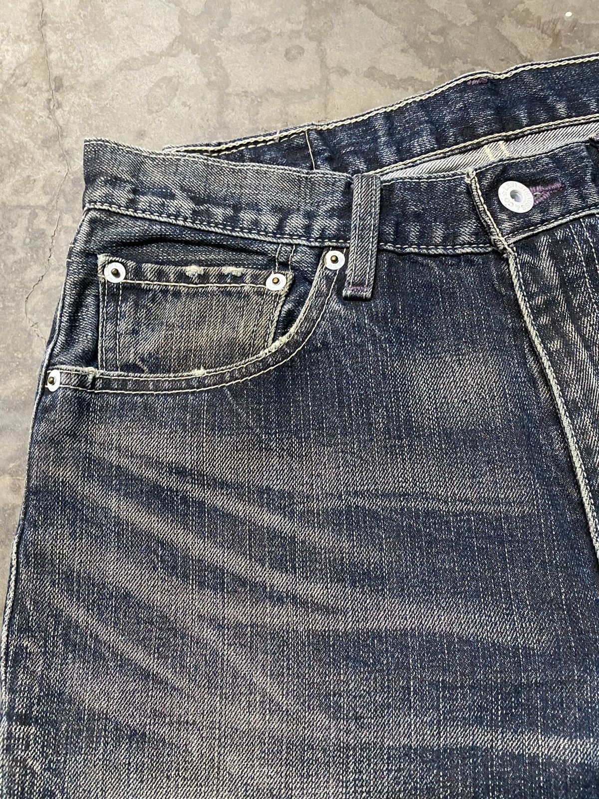 Levi's × Vintage Baggy Jeans Vintage Levis 502 Distressed Rusty Denim Size US 31 - 6 Thumbnail