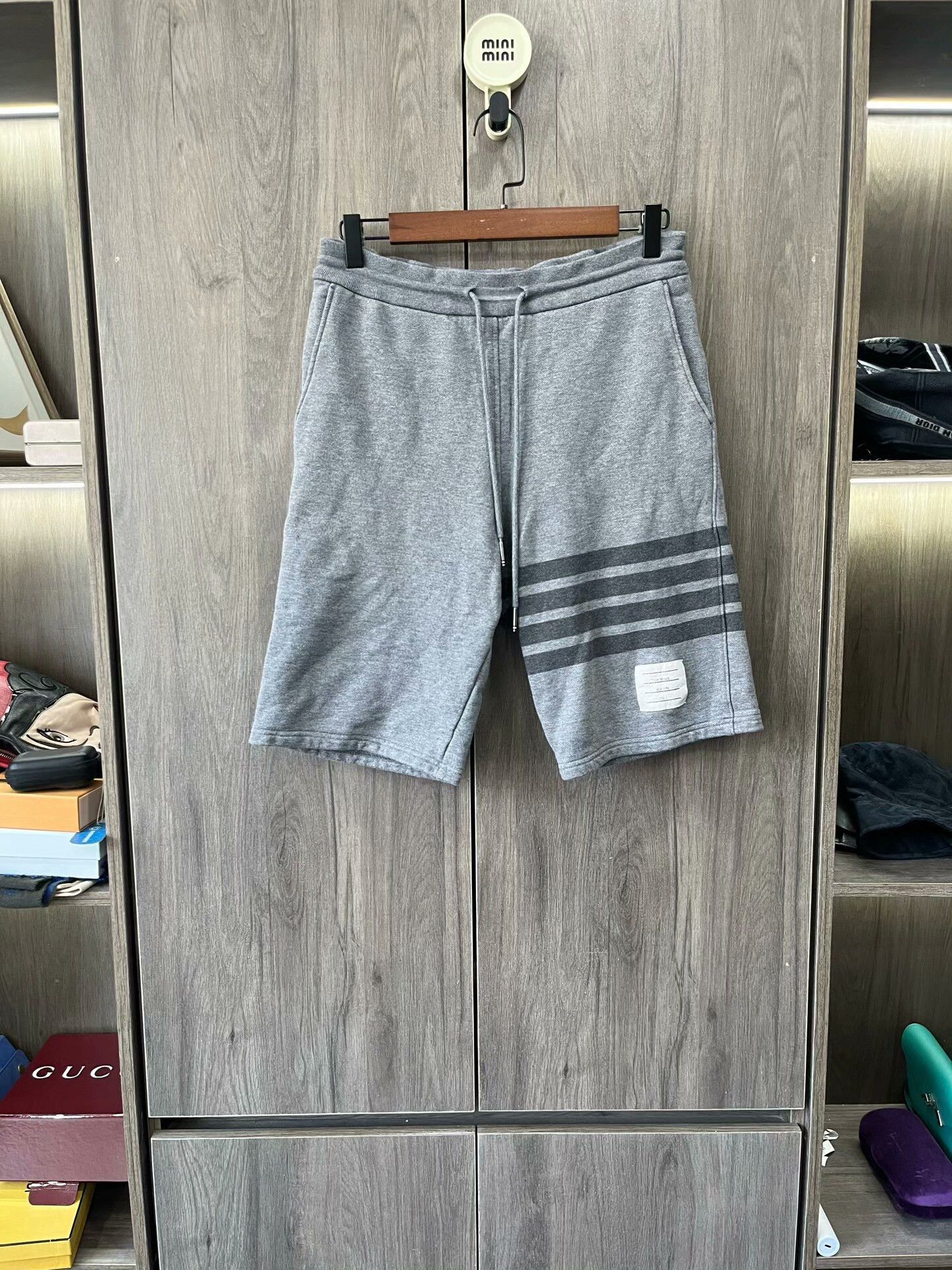 Thom Browne Thom Browne Striped Sweat Shorts Size 1 Size US 30 / EU 46 - 1 Thumbnail