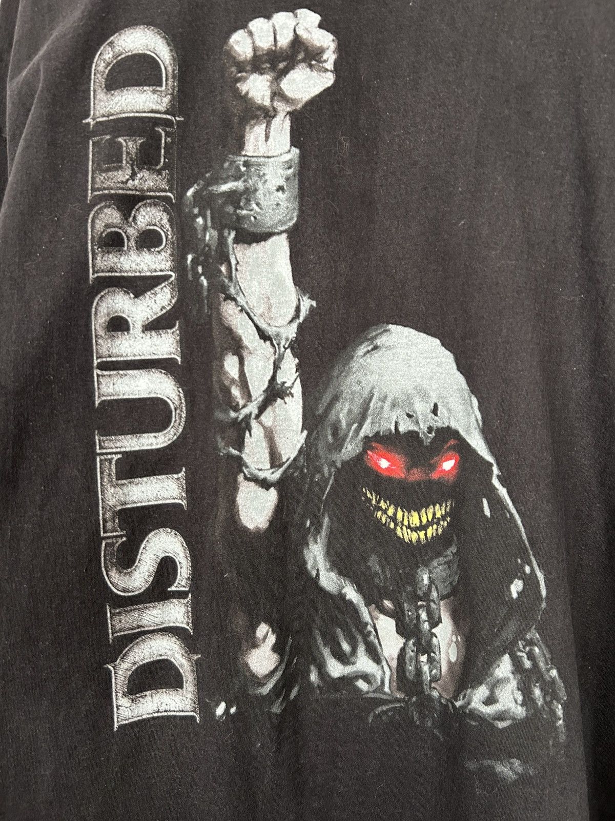 Band Tees Vintage Disturbed Rock Band Tee Metal Horror Grunge Punk Size US XXL / EU 58 / 5 - 3 Thumbnail