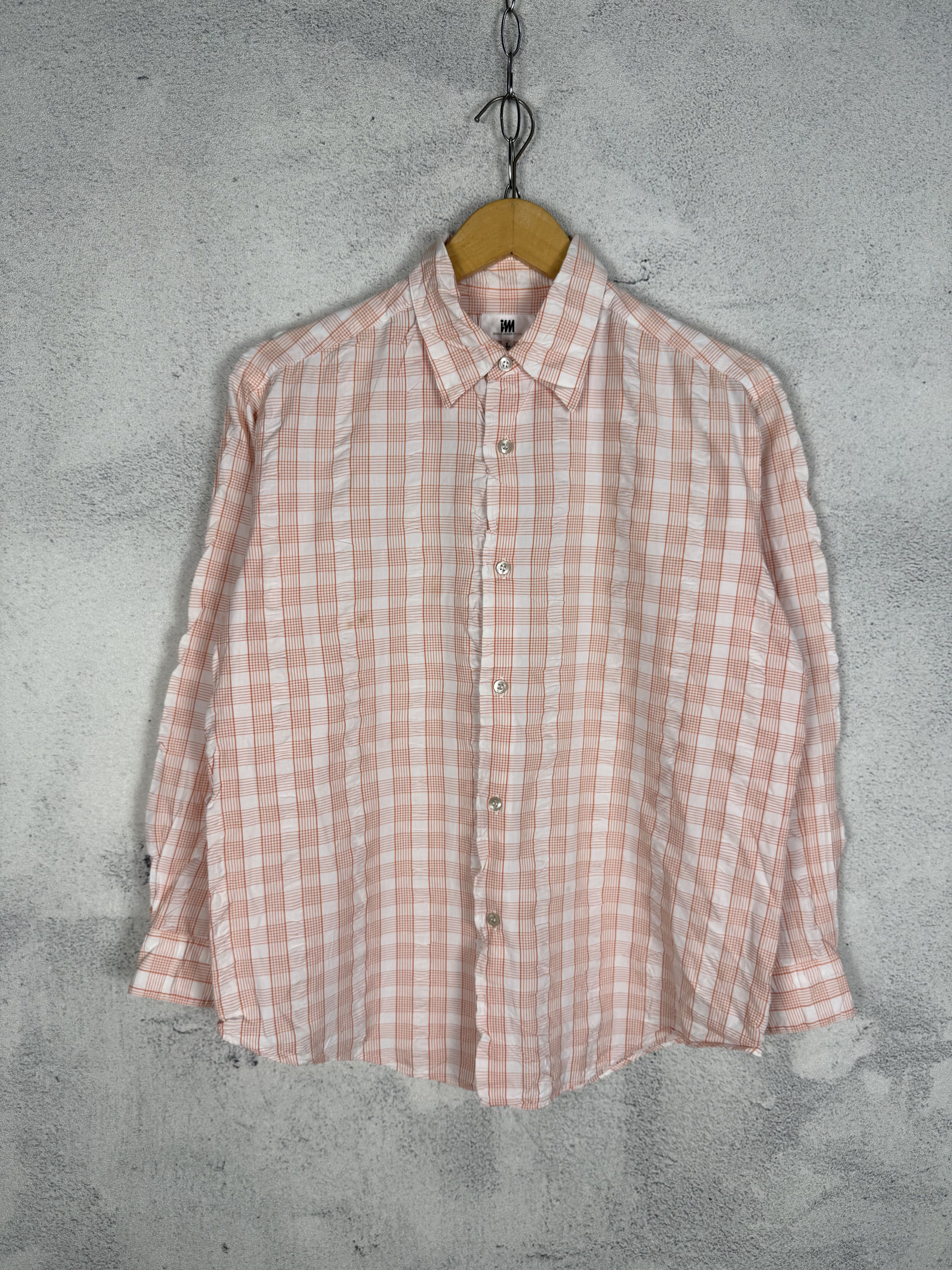 Issey Miyake Vintage Issey Miyake Plaid Button Up Shirt Size US M / EU 48-50 / 2 - 1 Thumbnail