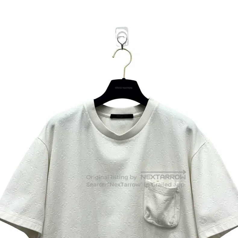 Louis Vuitton Louis Vuitton White dark grain presbyopic pocket short sle Size US XL / EU 56 / 4 - 3 Thumbnail