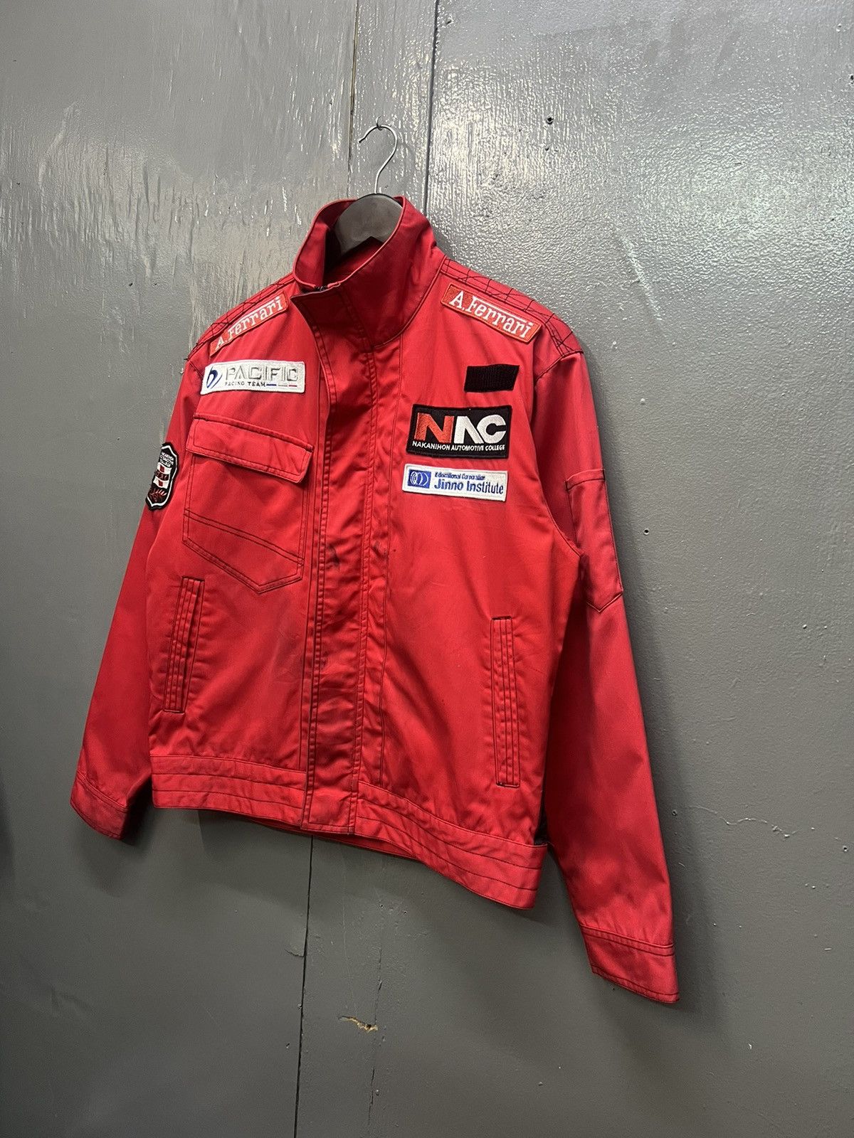 Japanese Brand Nakanihon Automotive College Workwear Jacket Size US L / EU 52-54 / 3 - 2 Thumbnail