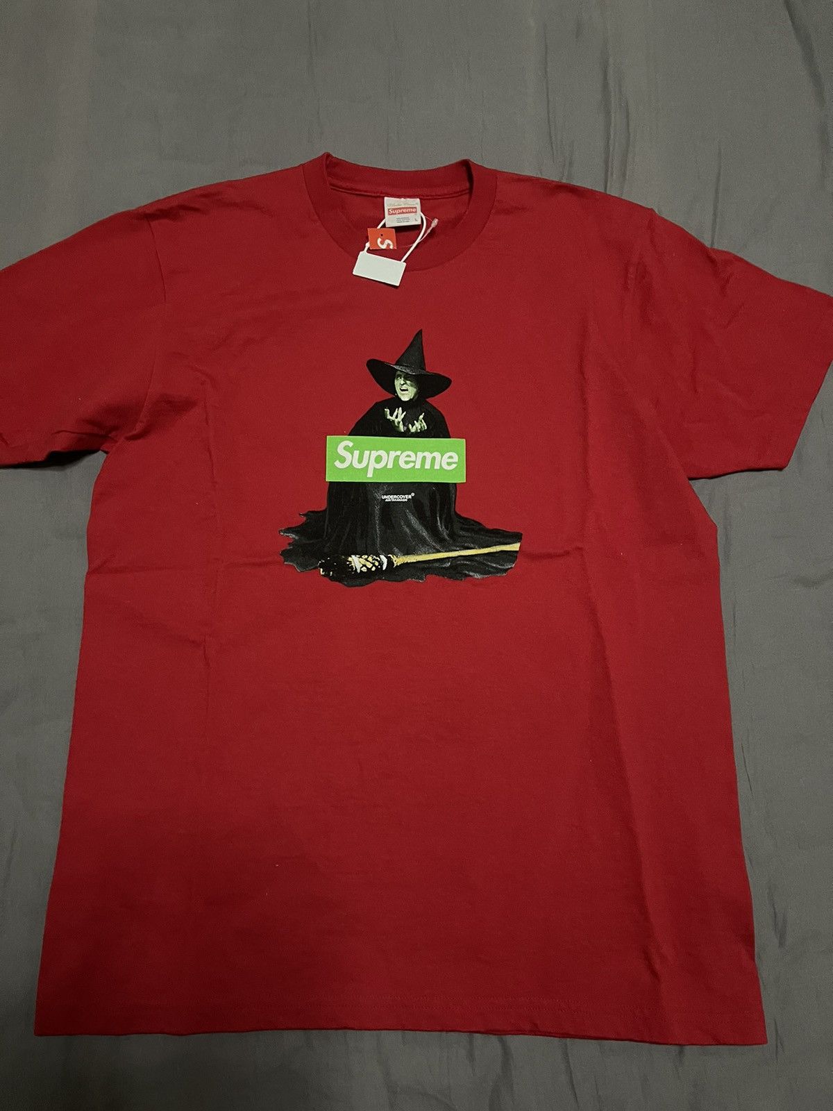 Supreme × Undercover Supreme undercover witch box logo tee red