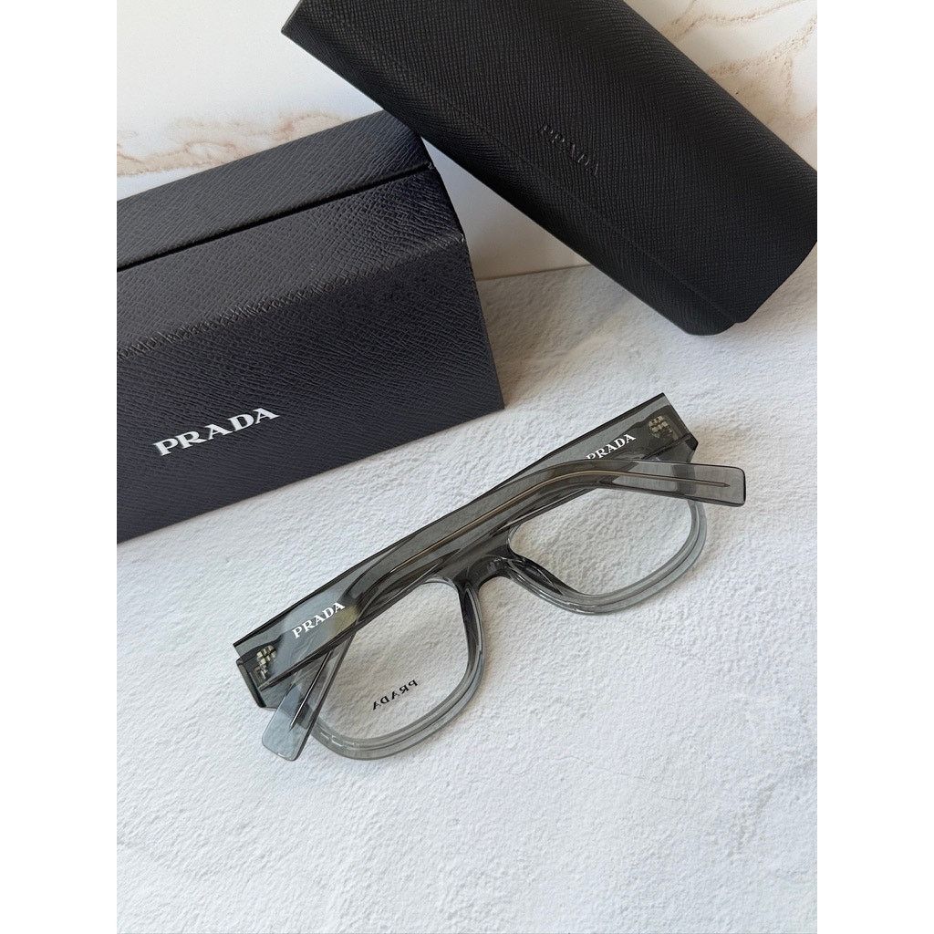 Prada NEW Prada PR D08U Transparent Green Unisex Eyeglasses Frames Size ONE SIZE - 2 Thumbnail