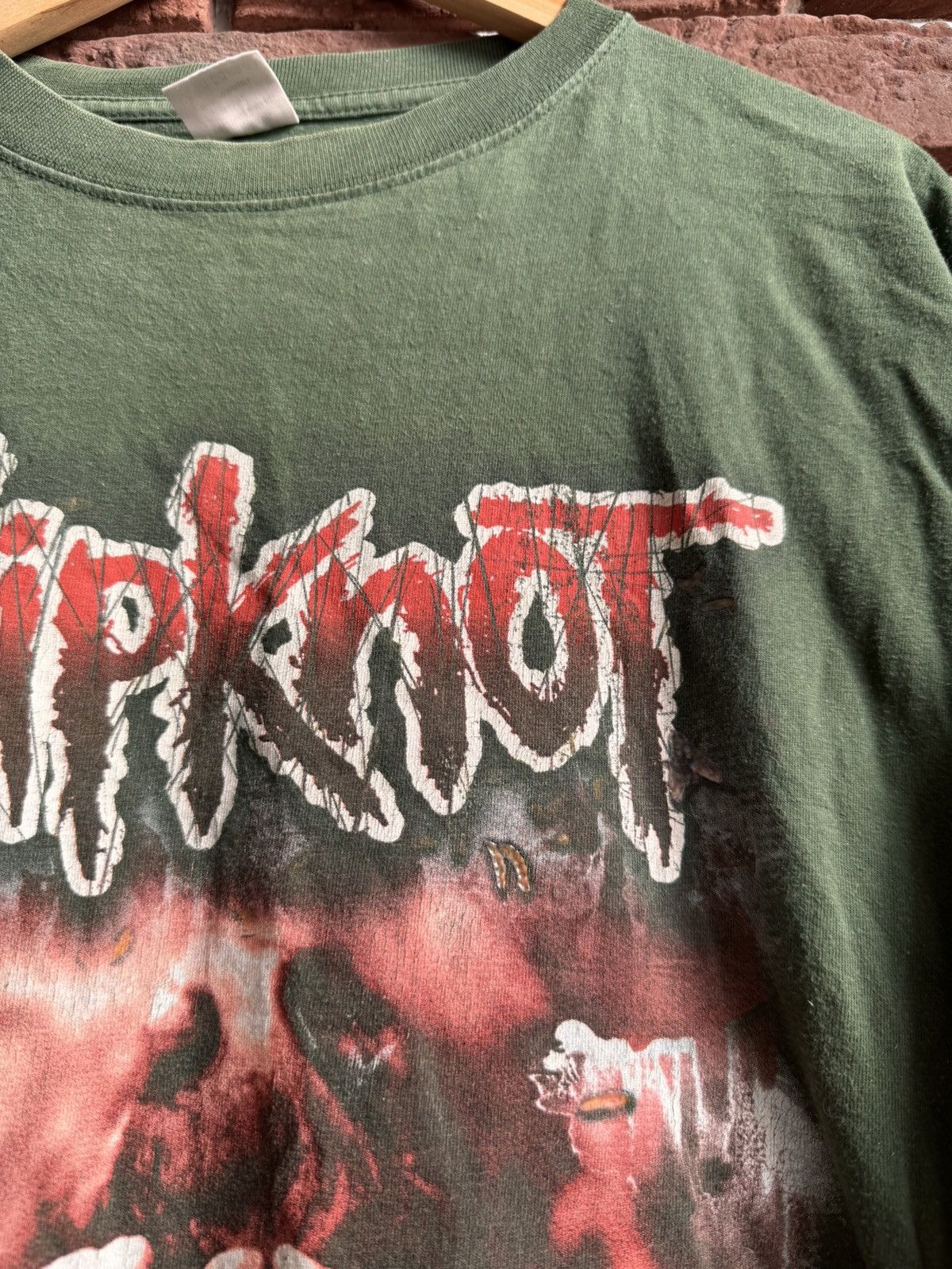Band Tees 2001 Slipknot Vintage Band Tshirt Rare Print Metal Hype 00s Size US L / EU 52-54 / 3 - 4 Thumbnail