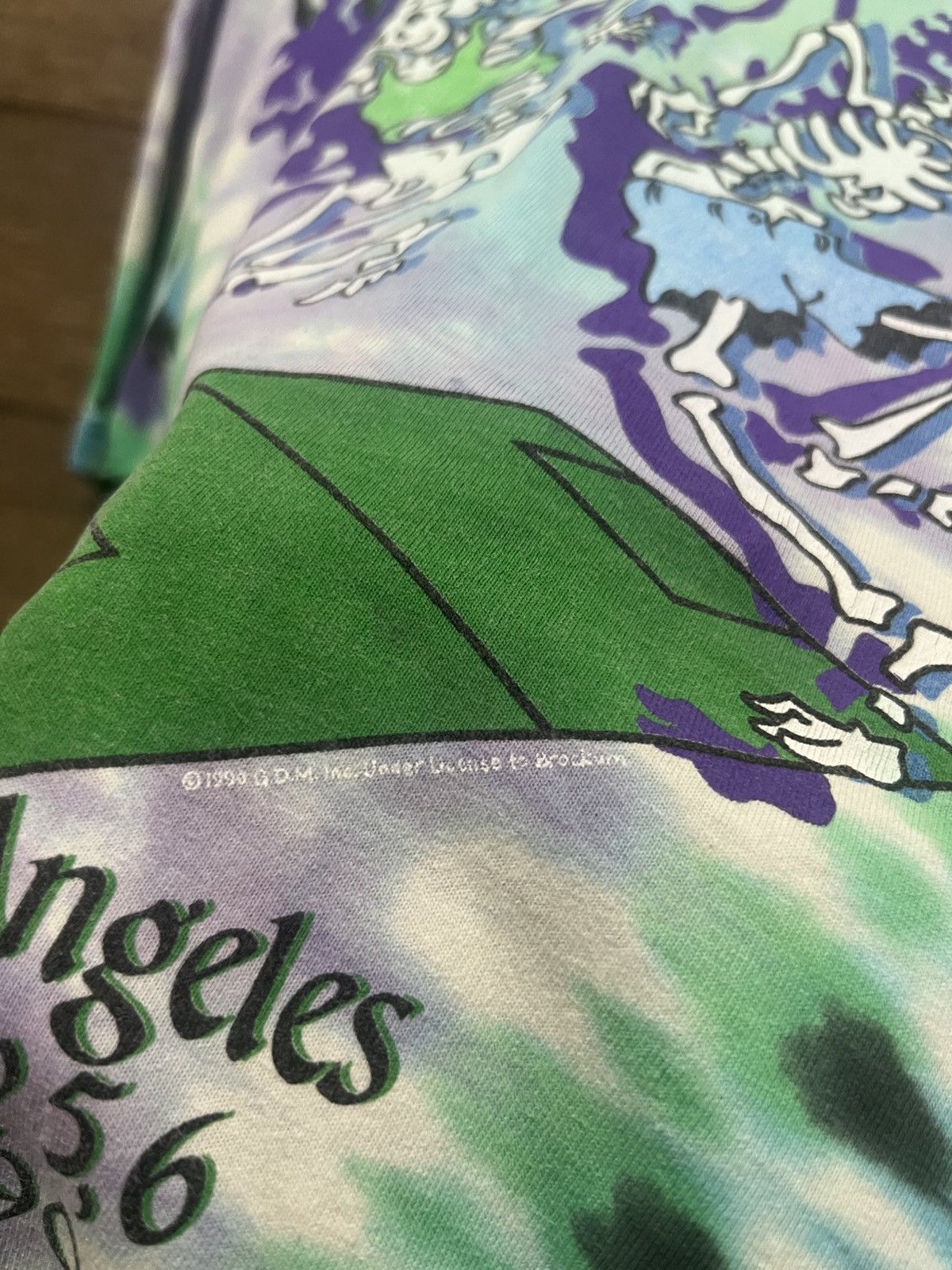 Band Tees × Vintage Vintage 1990 Grateful Dead Playin In The Field Vortex Dye Size US XL / EU 56 / 4 - 8 Thumbnail