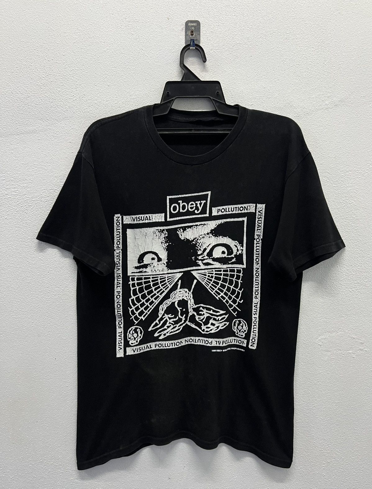 Obey × Vintage VINTAGE OBEY VISUAL POLLUTION WORLDWIDE PROPAGANDA SHIRT Size US M / EU 48-50 / 2 - 1 Thumbnail