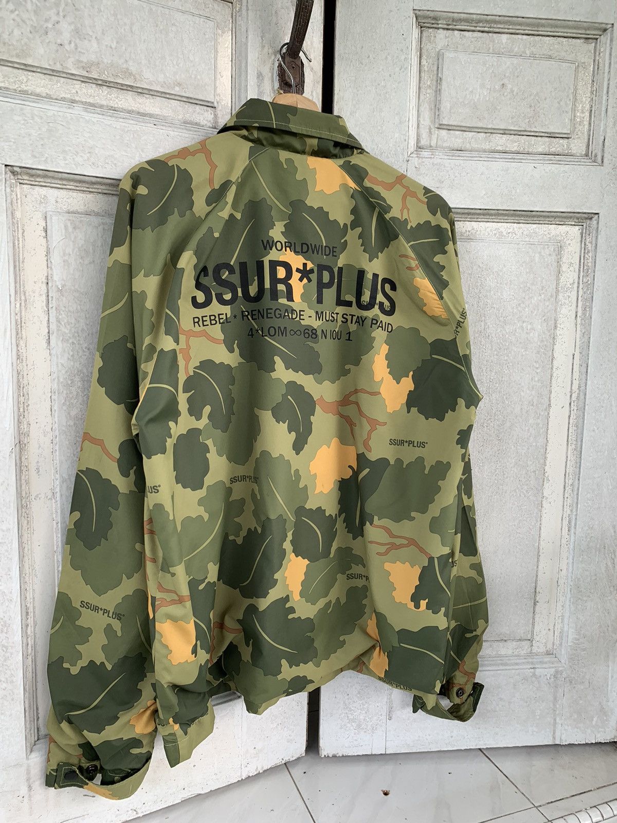 Japanese Brand × SSUR Rarely SSUR PLUS Tree Camo Coach Jacket Size US L / EU 52-54 / 3 - 1 Thumbnail