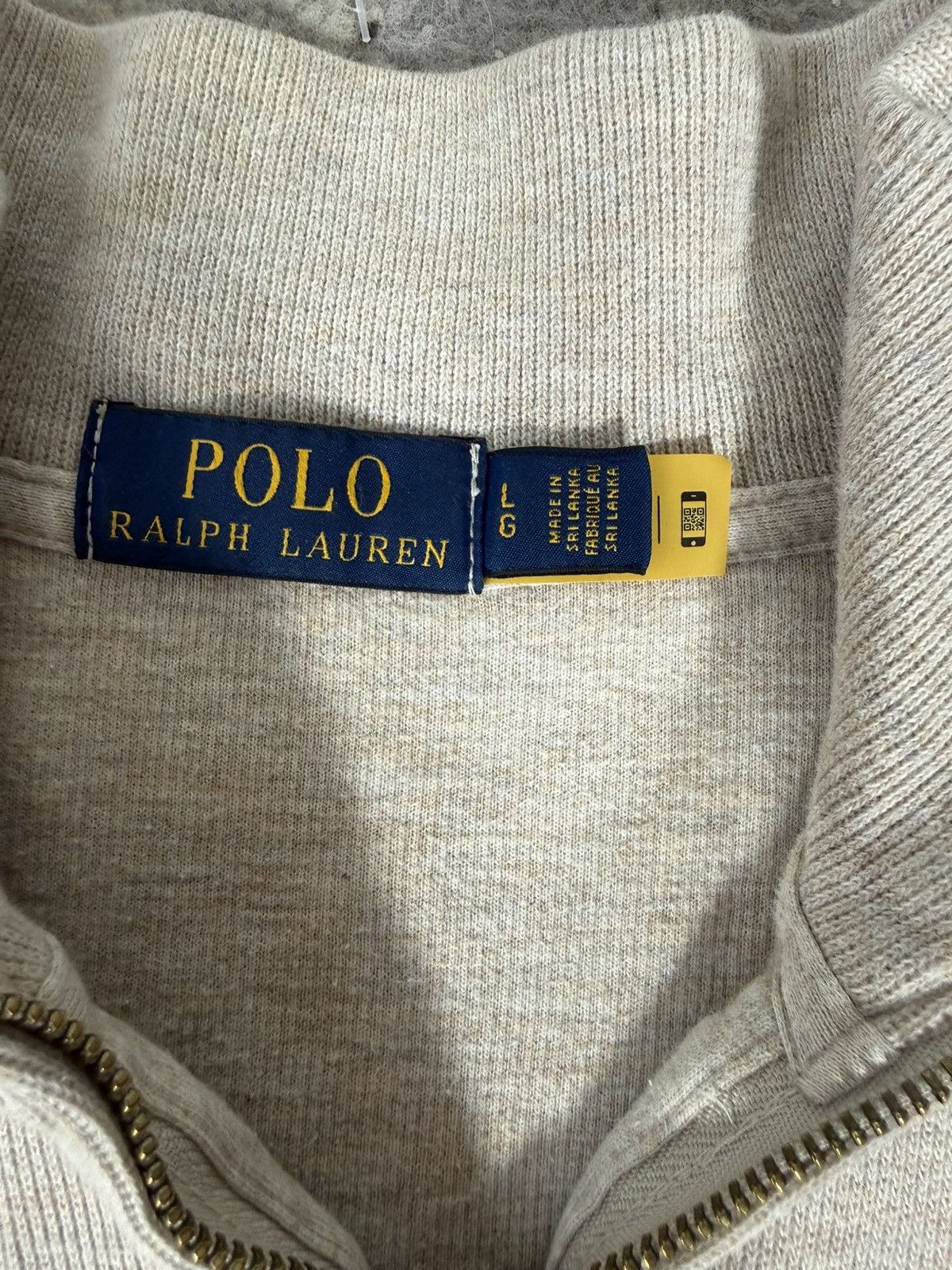 Polo Ralph Lauren Vintage Polo Ralph Lauren 1/4 Zip knitted Cotton Sweater Size US L / EU 52-54 / 3 - 8 Thumbnail