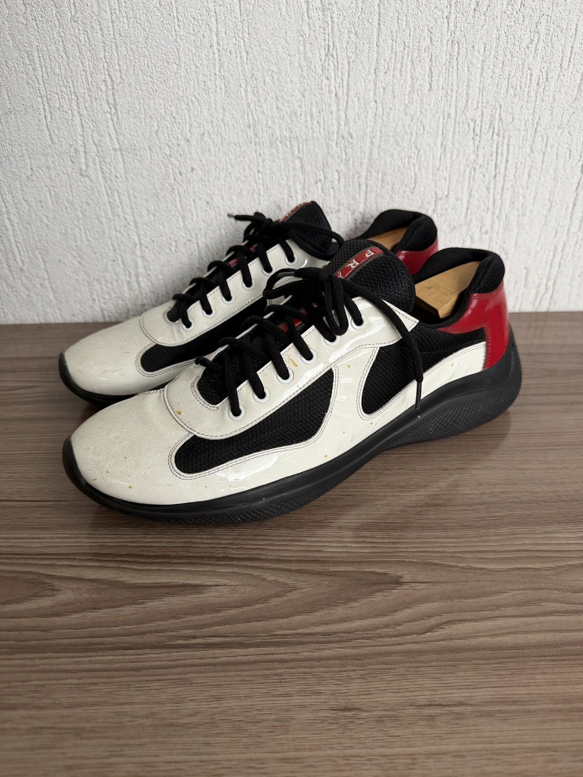 Prada America cup leather trainers Size US 12 / EU 45 - 1 Thumbnail