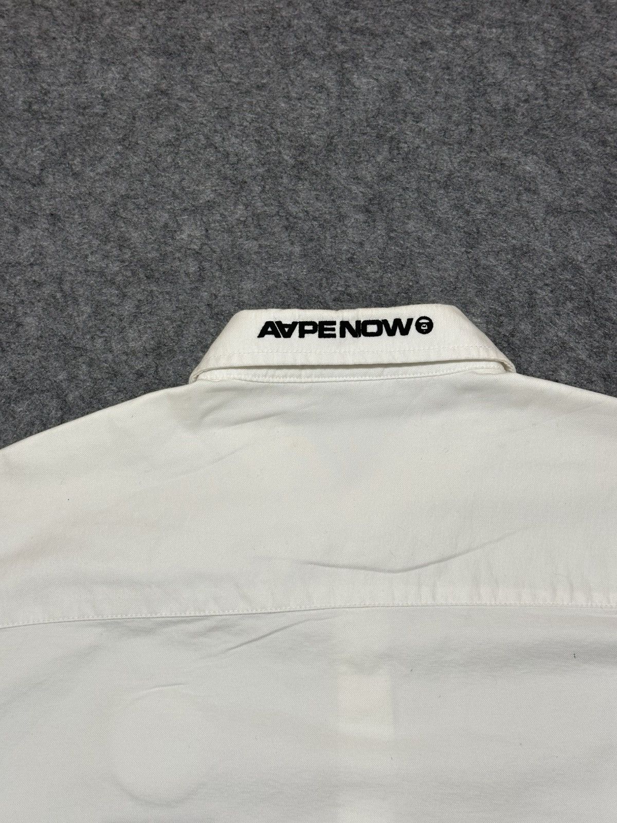 Aape AAPE BY *A BATHING APE® long-sleeved Oxford shirt. Size US S / EU 44-46 / 1 - 7 Thumbnail